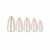 MirrorGlow Coated Sparkle Medium Almond | Removable and Reusable | Free Tool Kit Included